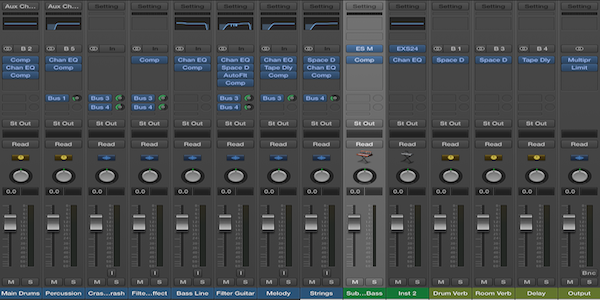 Screen Showing Multi Band Compression and Limiting